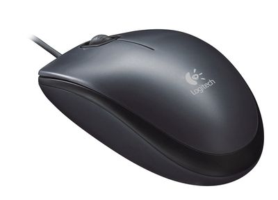 Logitech M90/Kancelárska/Optická/Drátová USB/Čierna