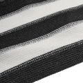 vidaXL Tieniaca sieť antracitovo-biela 1,2x10 m HDPE 75 g/m²