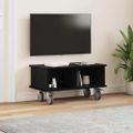 vidaXL TV stolík 68,5 x 35 x 35 cm Čierny dub Kompozitné drevo