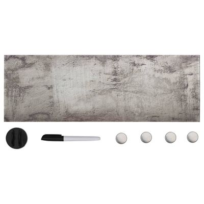 vidaXL Nástenná magnetická tabuľa, sklo 60x20 cm