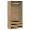 vidaXL šatník Artisan Dub 100x50x200 cm Drevo