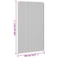 vidaXL Magnetická okenná sieťka proti hmyzu biela 80x140 cm