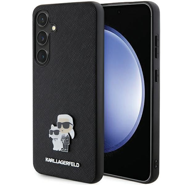 Puzdro Karl Lagerfeld pre Samsung Galaxy S24 Plus KLHCS24MPSAKCMPK čierne HC SAFFIANO KC PIN