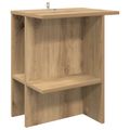 vidaXL Konferenčný stolík Dub artisan 40 x 30 x 49 cm Kompozitné drevo