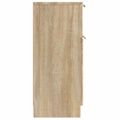 vidaXL Komoda dub sonoma 30x30x70 cm spracované drevo