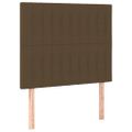 vidaXL Boxspring posteľ s matracom tmavohnedá 90x190 cm látka