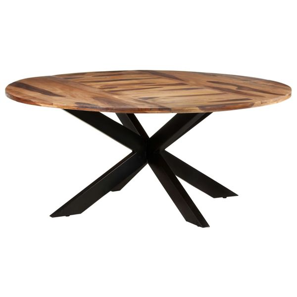 vidaXL Jedálenský stôl, okrúhly 175x75 cm, akácia s medovým náterom