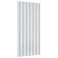 vidaXL Strešné panely 36 ks pozinkovaná oceľ antracitové 80x36 cm