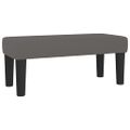 vidaXL Boxspring posteľ s matracom sivá 90x200 cm umelá koža