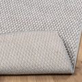 vidaXL Koberec do interiéru LUGO Krémová a šedá 80 x 150 cm Polyester