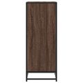 vidaXL Regál na topánky hnedý dub 48x38x97,5 cm spracované drevo