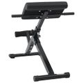 vidaXL Bench na hyperextenziu Čierna 100,5 x 70 x 78 cm