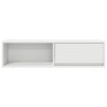 TV Skrinka vidaXL Biela 100x31x25,5 cm Konštrukčné drevo