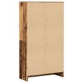 vidaXL Knižnica staré drevo 60x24x109 cm kompozitné drevo