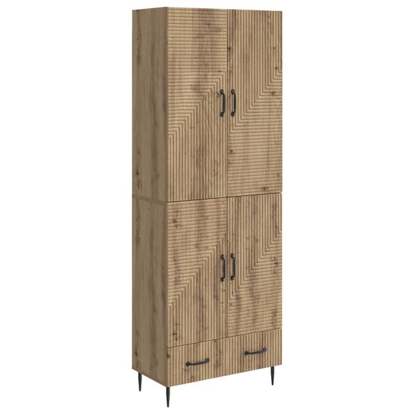vidaXL Sada skríň 2 pcs 66 x 34,5 x 95 cm Kompozitné drevo