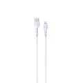 Kábel Devia Kintone EC143 USB - Lightning 1,0 m 2,1A biely