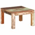 vidaXL Konferenčný stolík 55x55x35 cm masívne recyklované drevo