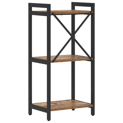 vidaXL Regál na knihy Staré drevo 40 x 30 x 85 cm Kompozitné drevo