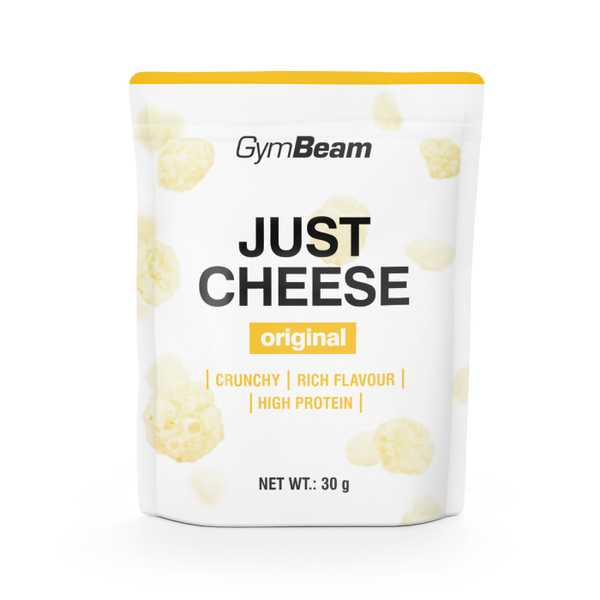 Syrový snack Just Cheese - GymBeam, originál, 8 x 30 g