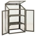 vidaXL Skleník 60x45x100 cm jedľové drevo