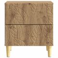 vidaXL Nočný stolík 2 ks Dub artisan 43 x 34,5 x 48 cm