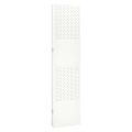 vidaXL Paraván so 6 panelmi, biely 240x180 cm oceľ