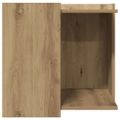 vidaXL Uzavretý box na stelivo dub artisan 53x53x51cm kompozitné drevo