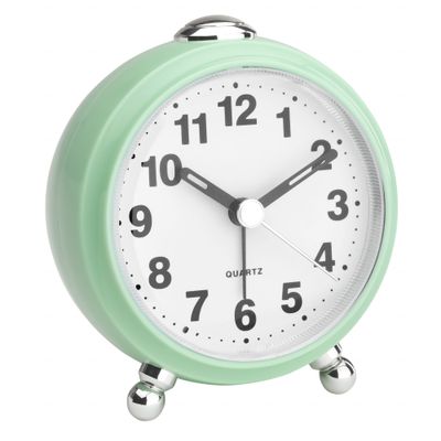 60.1030.04 TFA Analógový budík s retro vzhľadom s podsvietením, mätovo-zelený