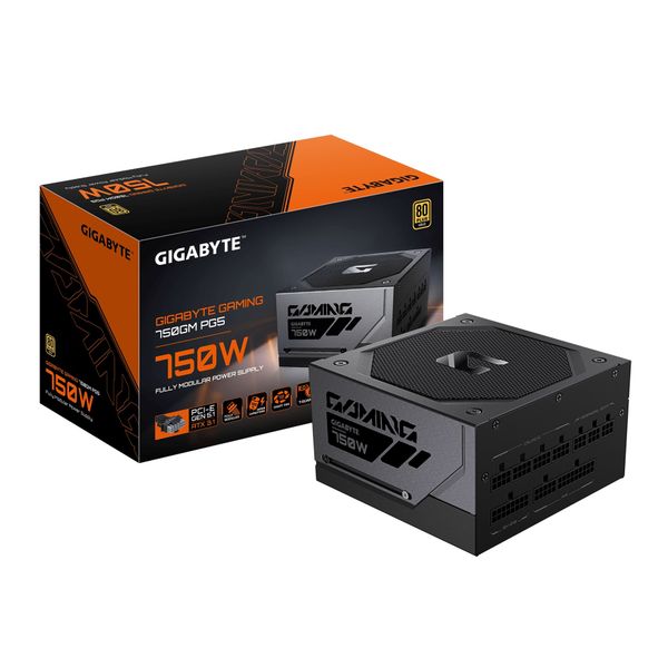 GIGABYTE GAMING 750W 80PLUS Gold Modular