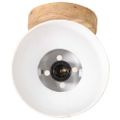vidaXL Industriálne nástenné / stropné lampy 2 ks biele 20x25 cm E27
