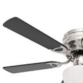 vidaXL Stropný ventilátor s osvetlením Ø 82 cm Čierna