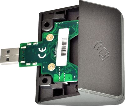Čítačka RFID kariet pre XPOS, 125 kHz, USB, sivá