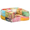 vidaXL Modulárna taburetka, patchwork, látka
