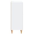 vidaXL Servírovacia skriňa Biela 66 x 34,5 x 90 cm Kompozitné drevo
