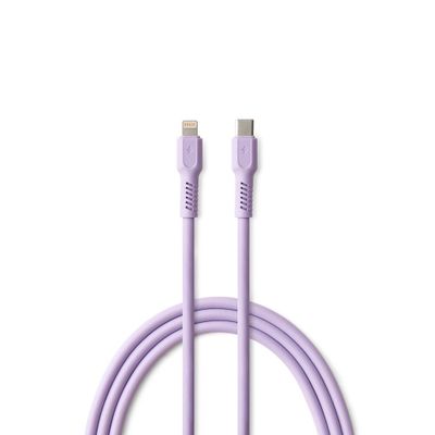 Kábel COLORUM USB-C - Lightning 1,8m 2,4A CK12-CL-09 xLavenda