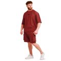 Tričko Oversized Unstoppable Red - GymBeam, veľkosť L, veľkosť oblečenia L
