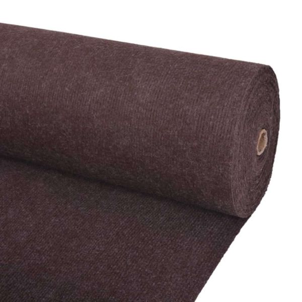 vidaXL Koberec Hnedá 1,2 x 20 m Polyester