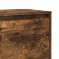 vidaXL Nočné stolíky 2 ks, tmavý dub 45x34x44,5 cm, kompozitné drevo