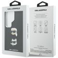 Puzdro Karl Lagerfeld Saffiano Double Heads Metal pre Samsung Galaxy S26 Ultra čierna