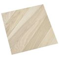 vidaXL Samo-lepiace podlahové dosky Béžový pruhovaný 30,5 x 30,5 cm