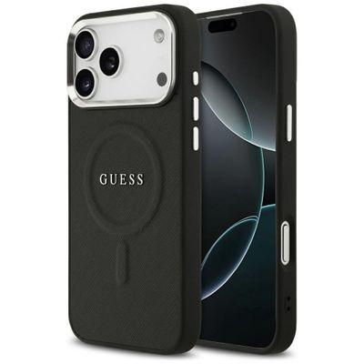 Guess Classic Logo MagSafe puzdro pre iPhone 17 Pro Max čierna