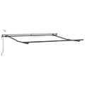 vidaXL Automaticky zaťahovacia markíza s LED hnedá 300x250 cm