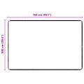 vidaXL Behúň koberec Sivá 100 x 150 cm 100% Polypropylén Tuft