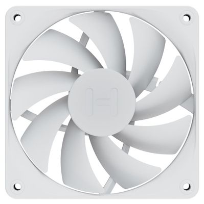 HYTE ventilátor 120mm PWM / farba Snow White / 1500rpm / 72CFM / ABS / 4-pin / sada 4x ventilátor Ventilátor, 120mm, FDB ložisko, 4pin PWM, výška 25mm, biely, 4ks