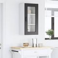 vidaXL Dvierka na umývačku Kalmar Čierna 40 x 31 x 80 cm