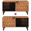 vidaXL Konferenčný stolík Hnedá 80 x 50 x 40 cm Masívne mango drevo