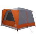 vidaXL Cabin Tent 7-Person 7-miestny Šedá a oranžová