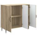 vidaXL Servírovacia skriňa Dub sonoma 89 x 34,5 x 80 cm
