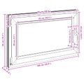 vidaXL Otočné a sklopné okno do suterénu RISOR 100 x 60 cm PVC a sklo