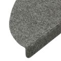 vidaXL Schodiskové rohože samolepiace 30 ks sivé 56x17x3 cm